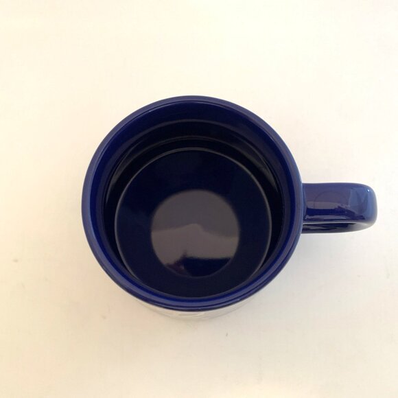 Starbucks 2021 Blue Bunny Ceramic Coffee Mug 14 oz Spring Flowers Easter - Picture 7 of 11